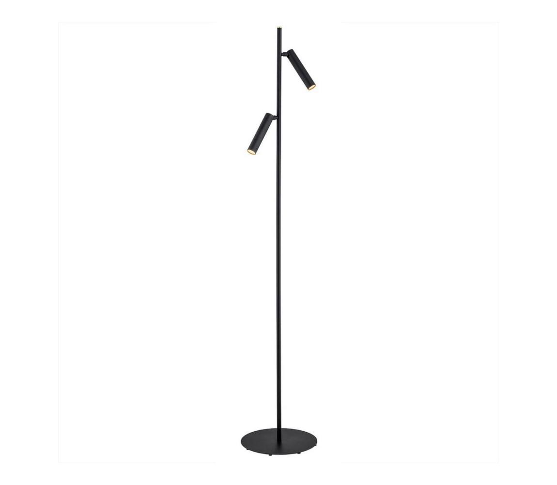 Argon 7082 - Stojací lampa TORRE 2xG9/6W/230V černá