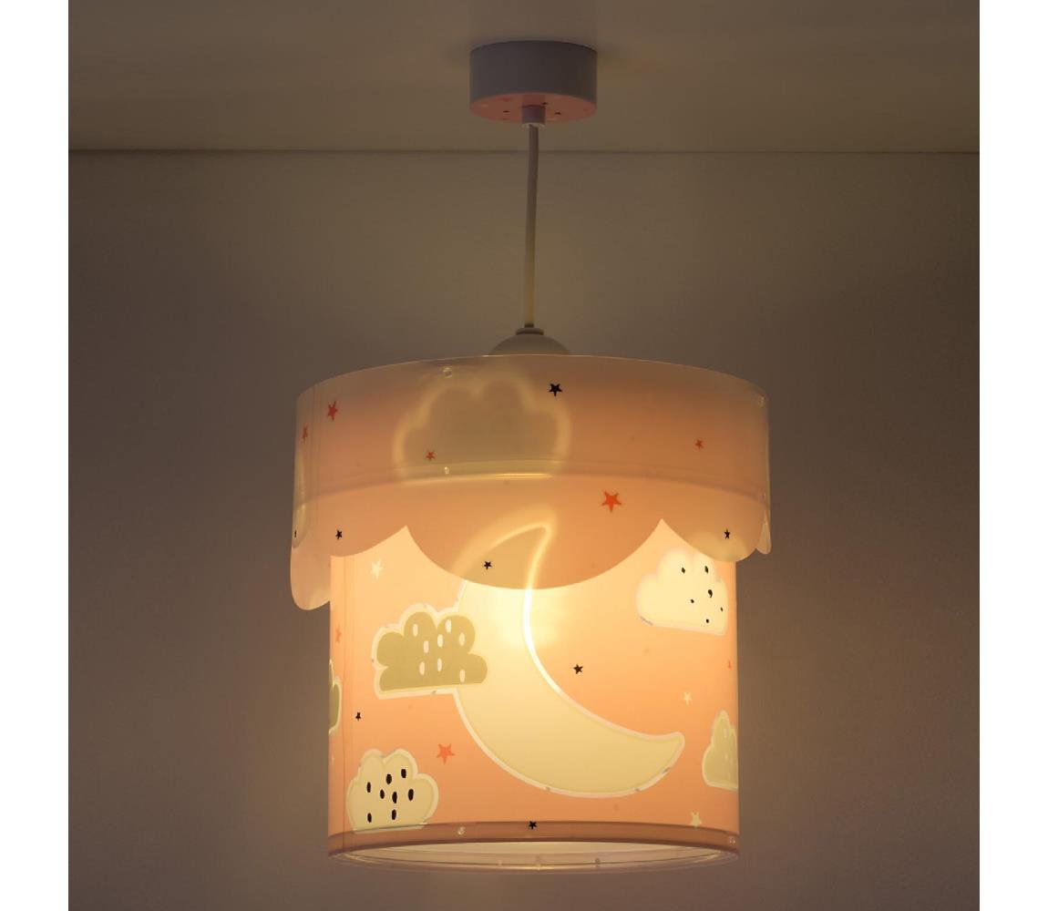 Dalber 61232S - Dětský lustr MOON 1xE27/60W/230V