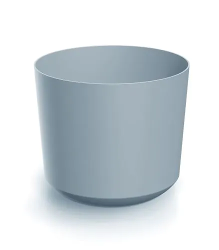 Plastový květináč světle šedý 30 cm