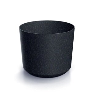 Dřevoplastový květináč černý 11 cm