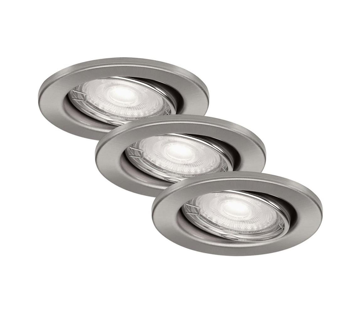 Briloner 7277-032-SADA 3xLED Stmívatelné koupelnové svítidlo 1xGU10/5W/230V IP23