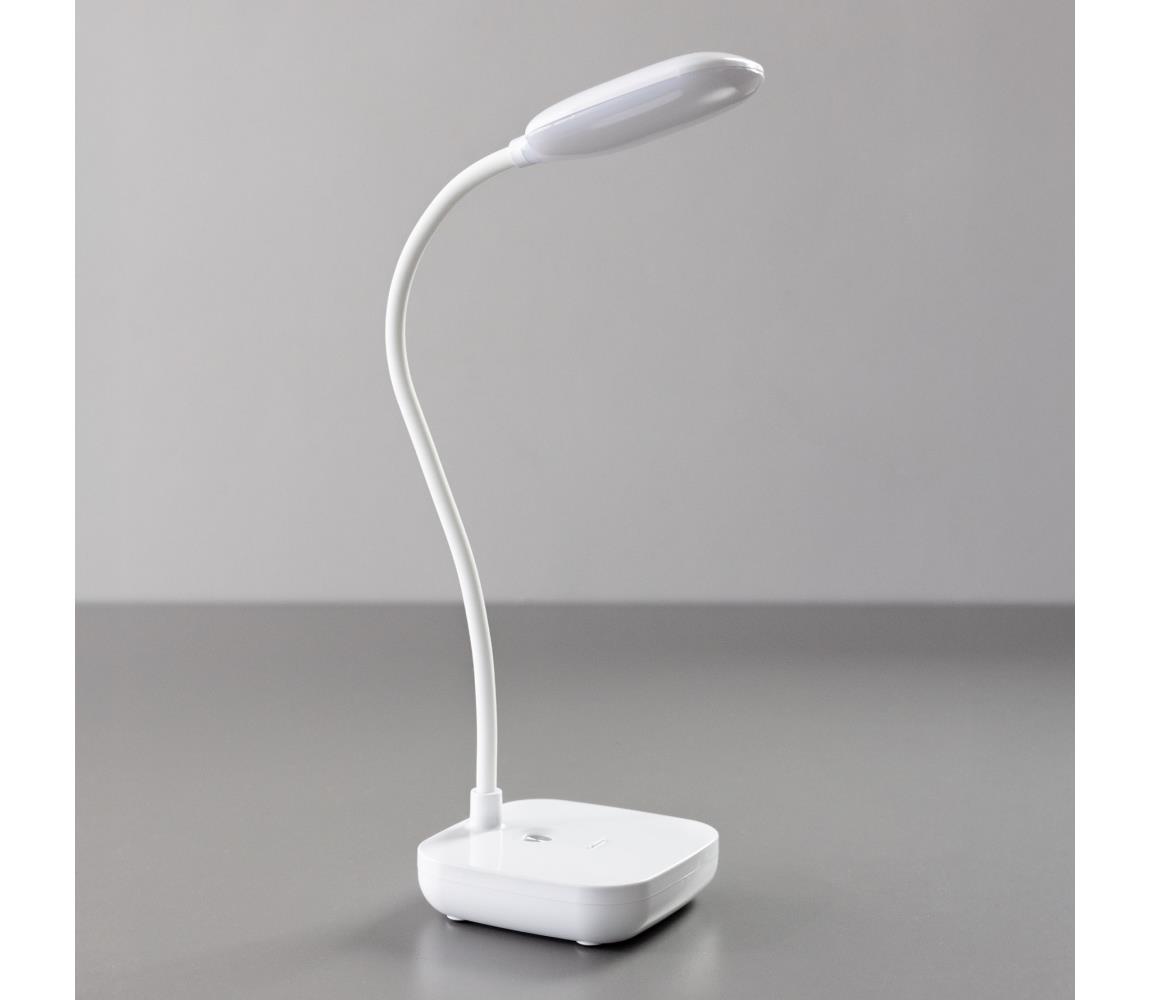 Zuma Line 1961-WH-LED Nabíjecí stolní lampa LED/7W/1200 mAh 3000/4500/6000K bílá