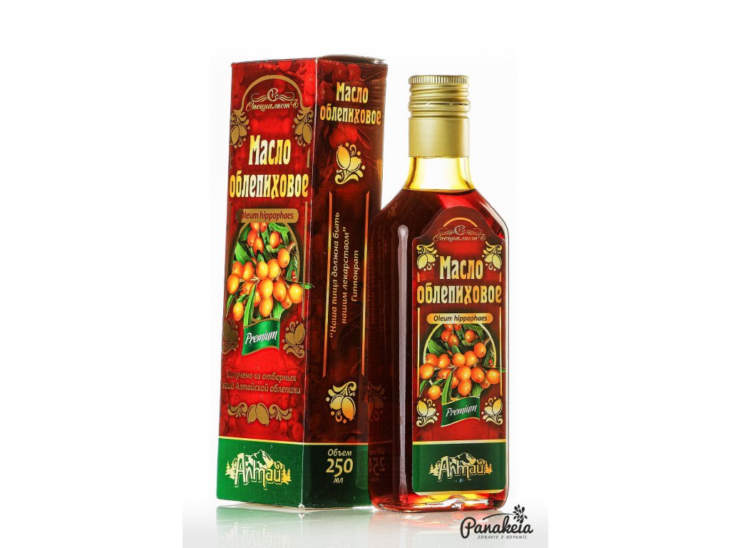 Rakytníkový olej Altajský extra 100,250 ml Objem: 250ml