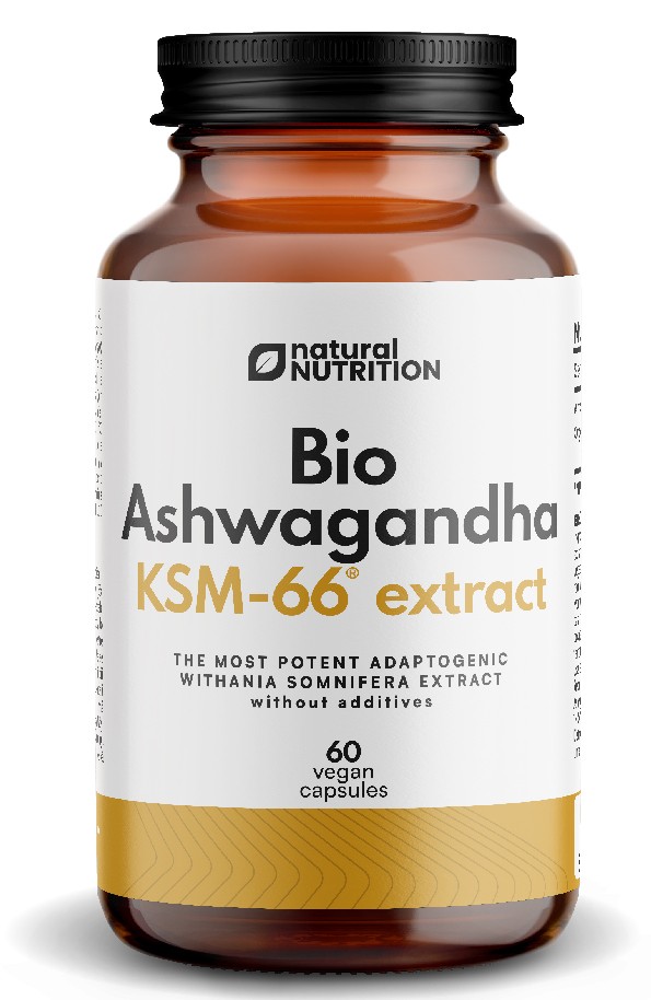 Bio Ashwagandha KSM-66 kapsle 60 caps