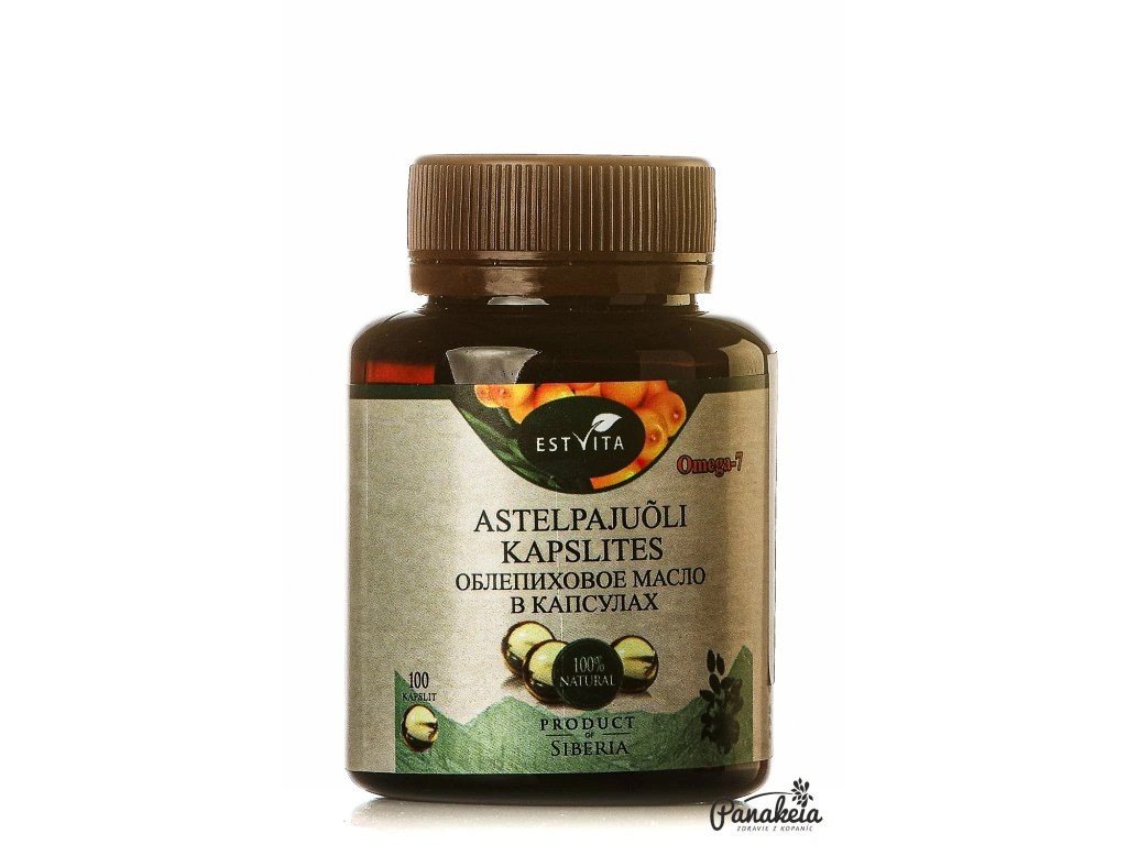 Rakytníkový olej v kapslích 60 ks (500mg) FORTE
