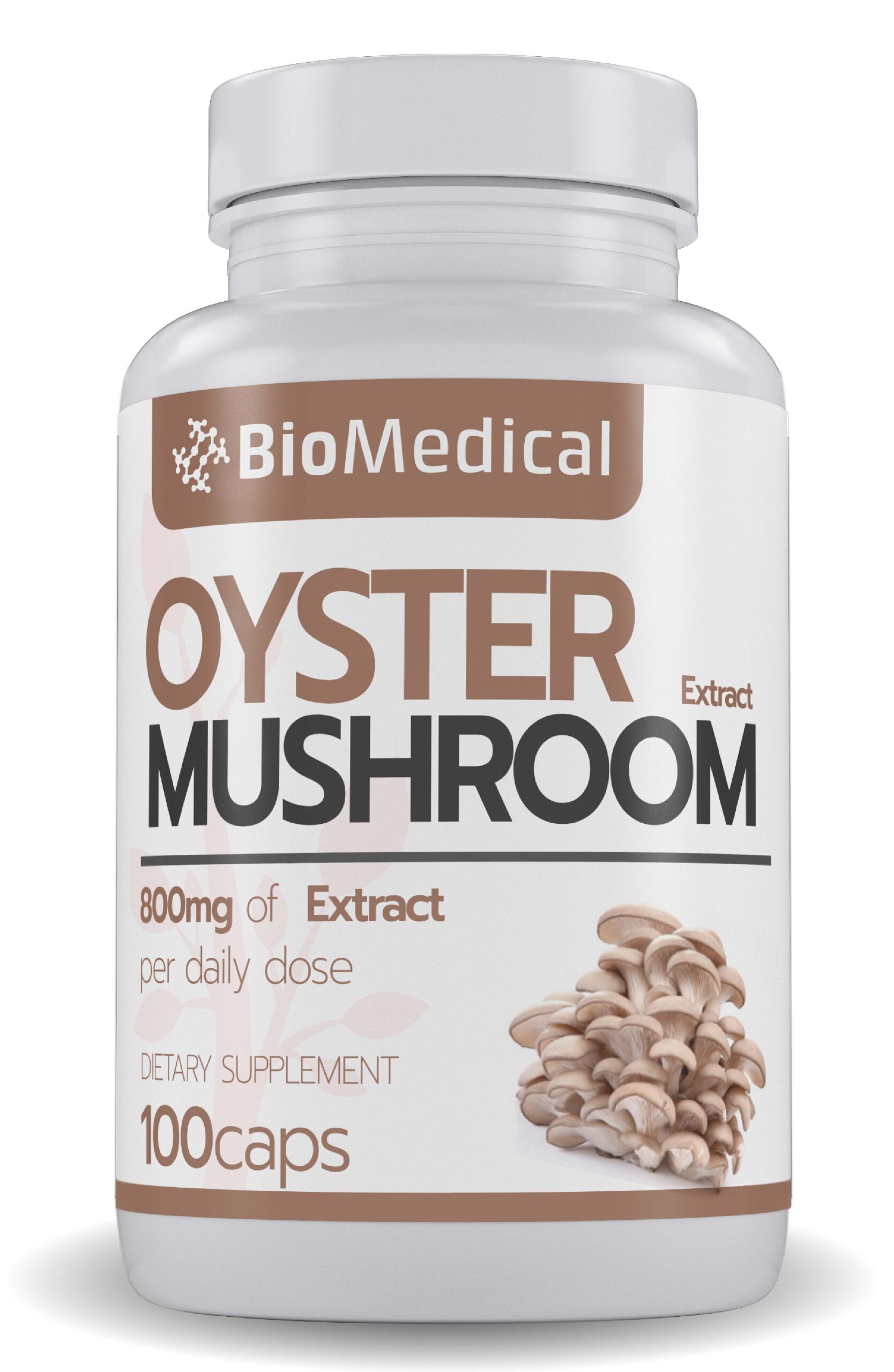 Oyster Mushroom Extract, Hlíva ústřičná – extrakt z Hlívy ústřičné 100 caps