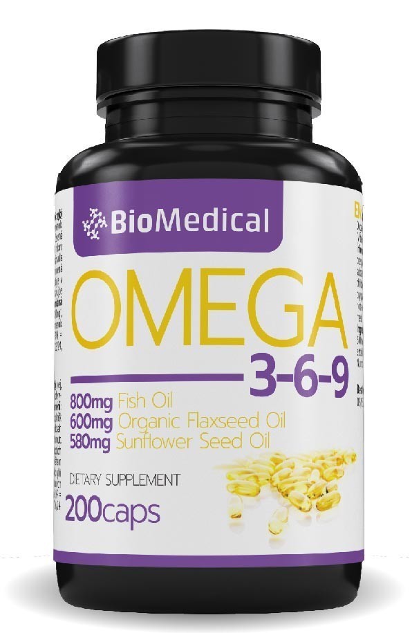 Omega 3-6-9 kapsle 200 caps