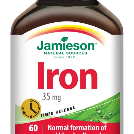 Jamieson Železo 35 mg s postupným uvolňováním 60 tablet