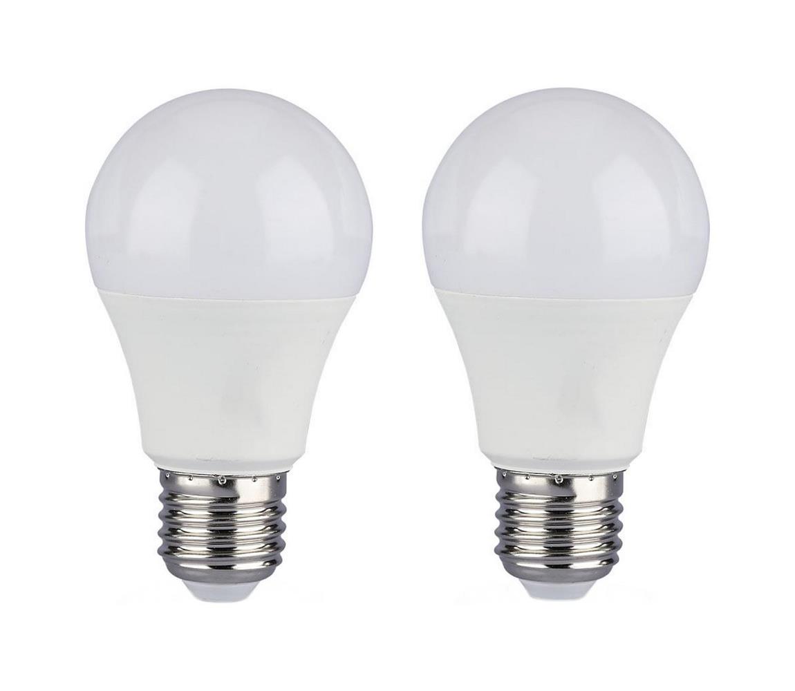SADA 2x LED Stmívatelná žárovka A60 E27/9W/230V 4000K 7289