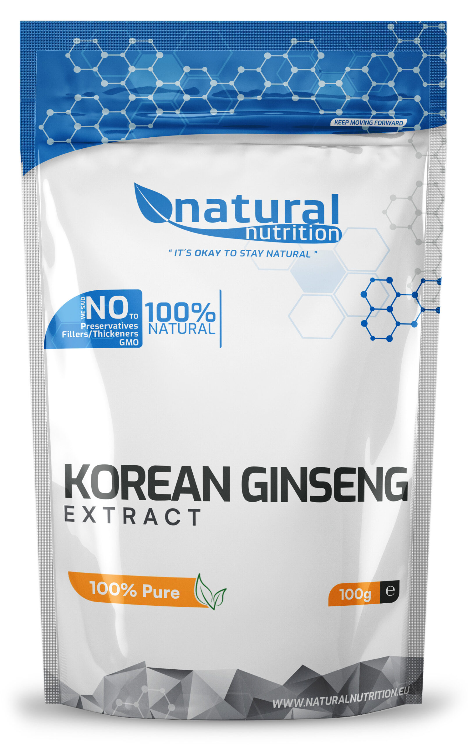 Korejský ženšen extrakt prášek 100g
