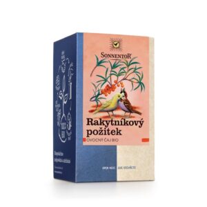 BIO ovocný čaj Rakytníkový požitek, 18 sáčků