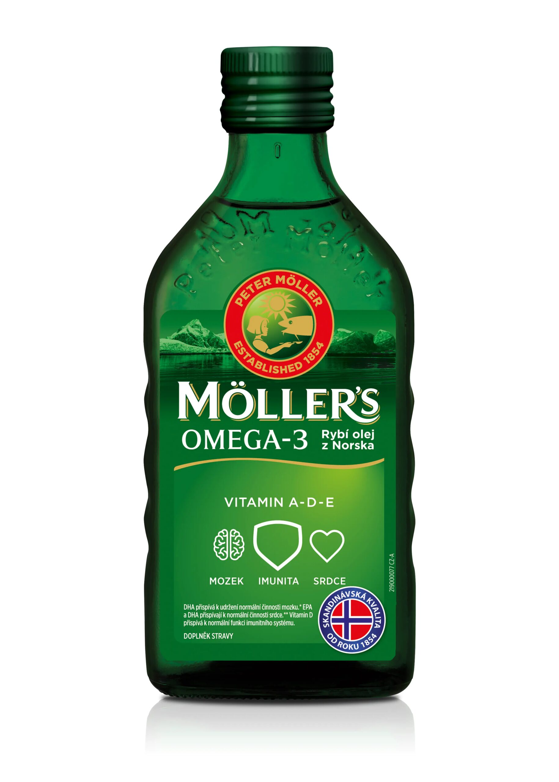 Möller´s rybí olej Omega 3 z tresčích jater 250 ml