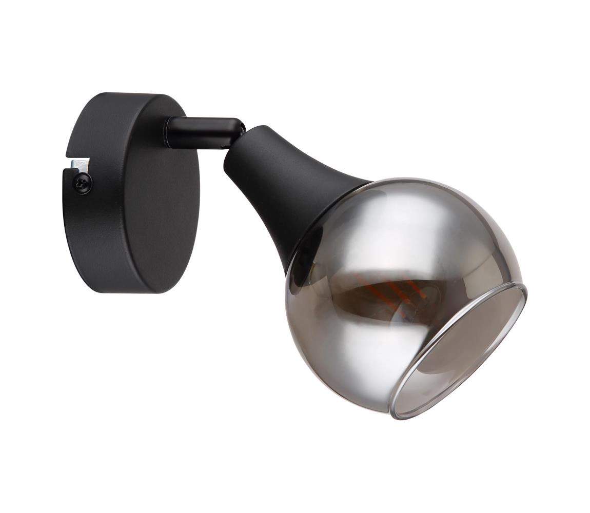 Globo 57904-1 - Nástěnné bodové svítidlo GLYPTAR 1xE14/40W/230V černá 57904-1