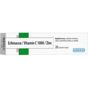 Generica Echinacea/Vitamin C 1000/Zinc eff. tbl. 20