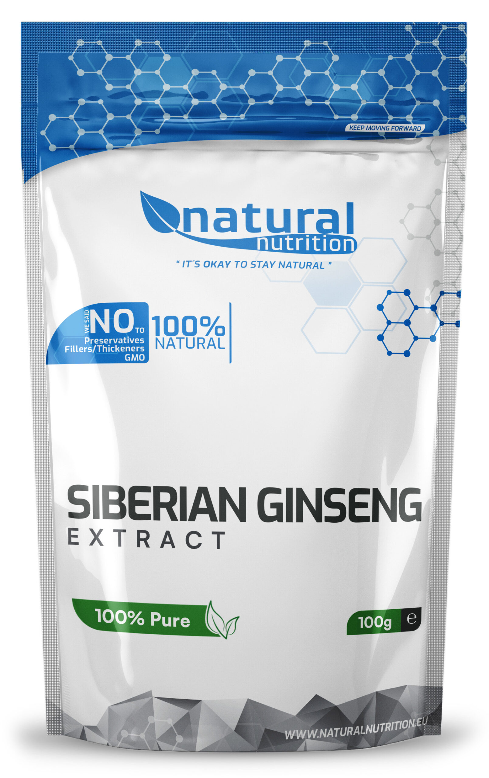 Sibiřský ženšen extrakt prášek 100g