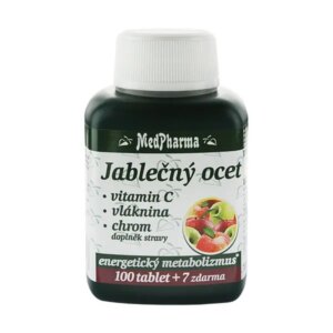 MedPharma Jablečný ocet Vitamín C vláknina chrom 107 tablet
